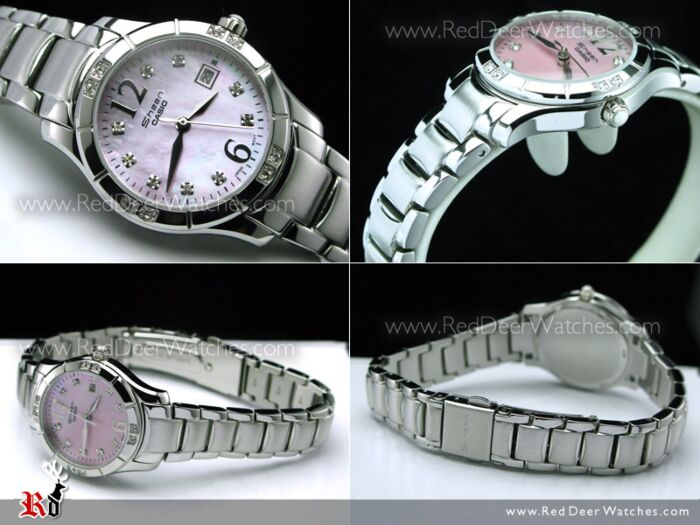 BUY Casio Sheen Mother of pearl face Watch SHN-4019DP-4A - Buy