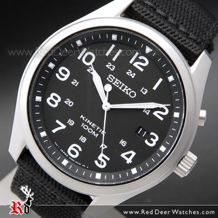BUY Seiko Kinetic Black Dial 100M Watch SKA727P1, SKA727 - Buy Watches Online | Red Deer Watches