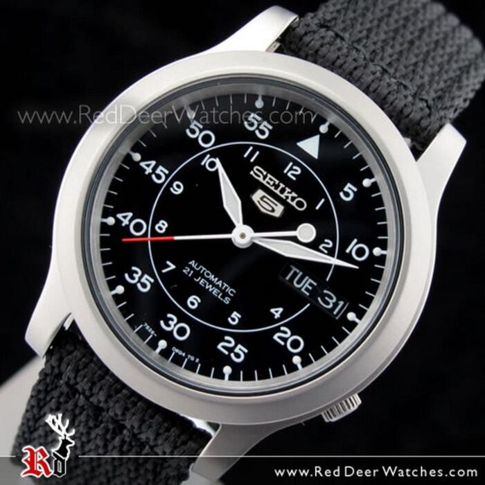 BUY Seiko 5 Military Automatic Watch See-thru Back SNK809K2 - Buy Watches Online | SEIKO Watches