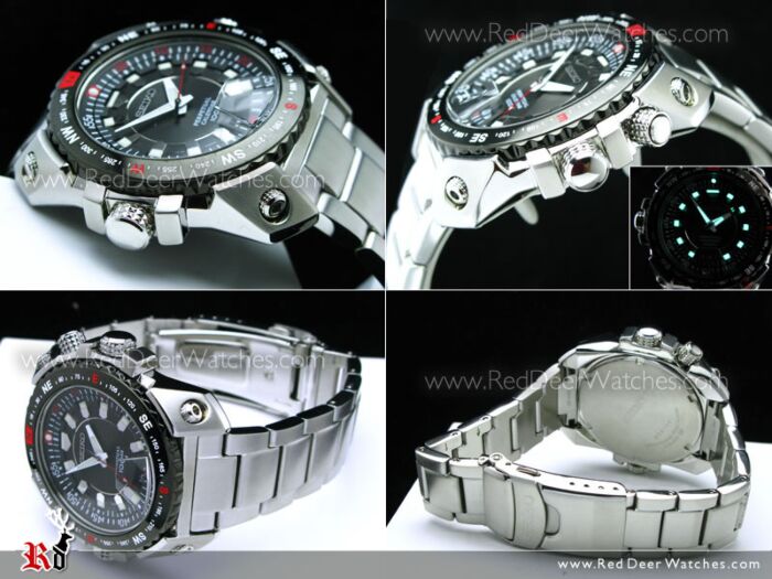 BUY Seiko Men Perpetual Atlas TiCn Bezel Watch SNQ039P1