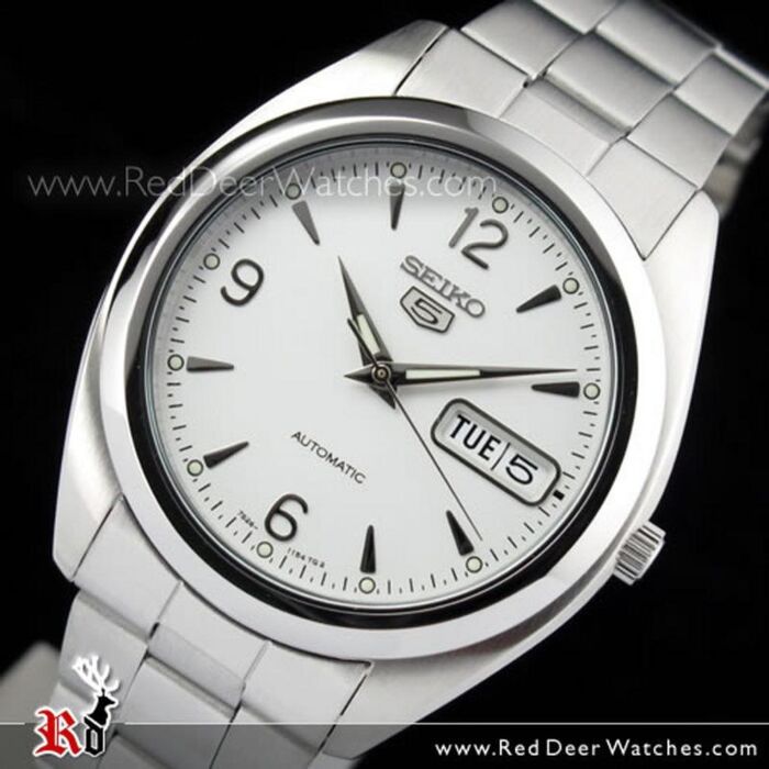 SEIKO 5 Automatic Watch See-thru Back SNX121K, SNX121K White