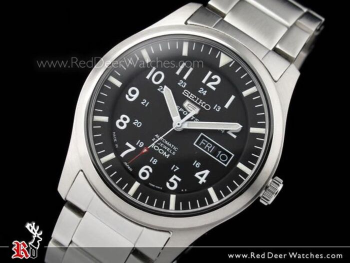 BUY Seiko 5 Military Automatic 100m Mens Watch SNZG13