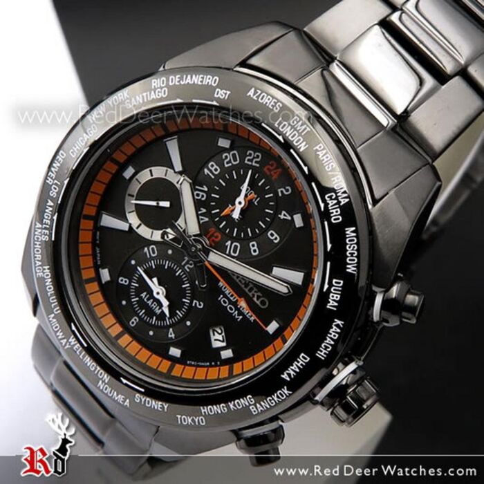 BUY SEIKO Criteria World Timer Alarm Multi-Function TICN Mens