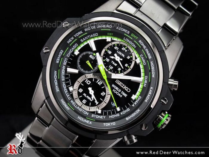 BUY Seiko Criteria World Time Alarm Multi-Function SPL045P1 - Buy