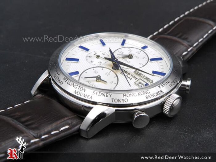 BUY Seiko Chronograph Alarm World Time Mens Watch SPL051P1, SPL051