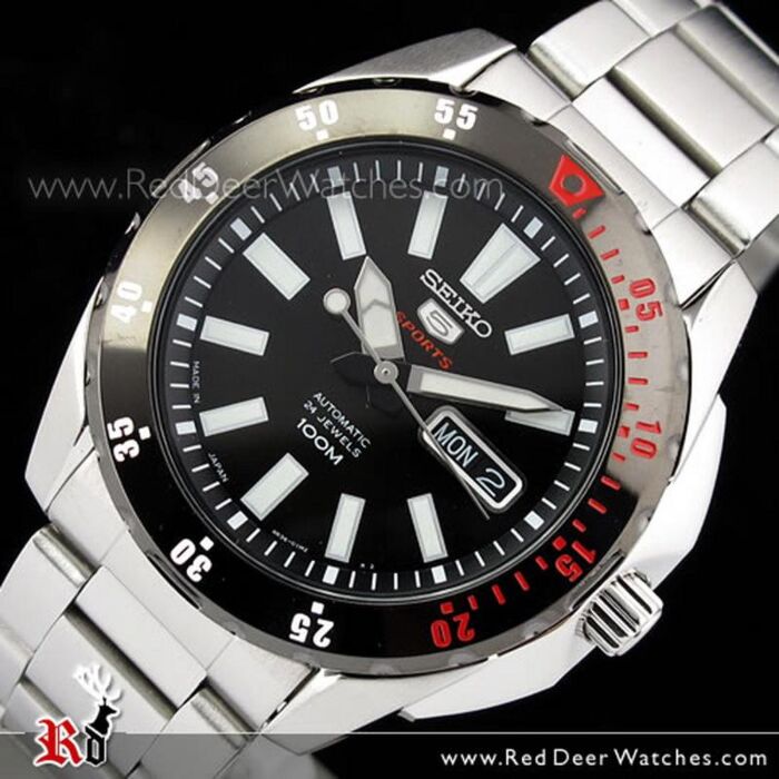 BUY Seiko 5 Automatic 4R36 Mens Sports Watch SRP361J1, SRP361 Japan - Buy  Watches Online | SEIKO Red Deer Watches