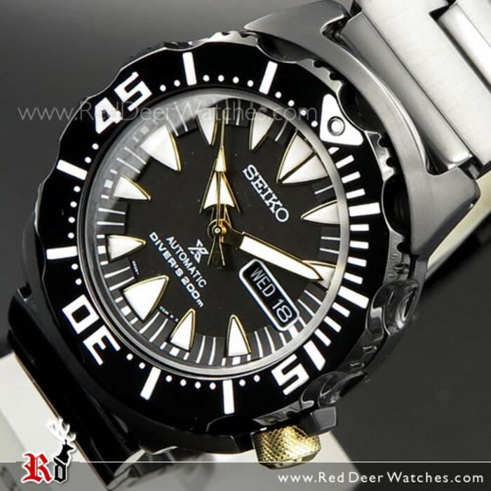 ダチョウ SEIKO monster srp583 SRP583 Seiko Monster Gen 2 Black Ion & Gold Version - YouTube