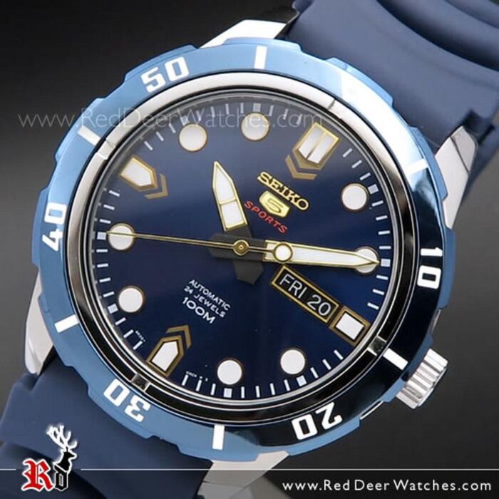 tema symbol enkelt gang BUY Seiko 5 Blue Automatic 24 Jewels 100M Sport Watch SRP677K2, SRP677 -  Buy Watches Online | SEIKO Red Deer Watches
