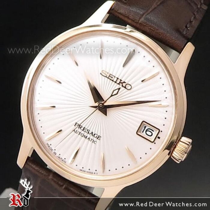 BUY Seiko Presage Cocktail Rose Gold Automatic Ladies Watch SRP852J1 - Buy Watches Online | SEIKO Red Deer