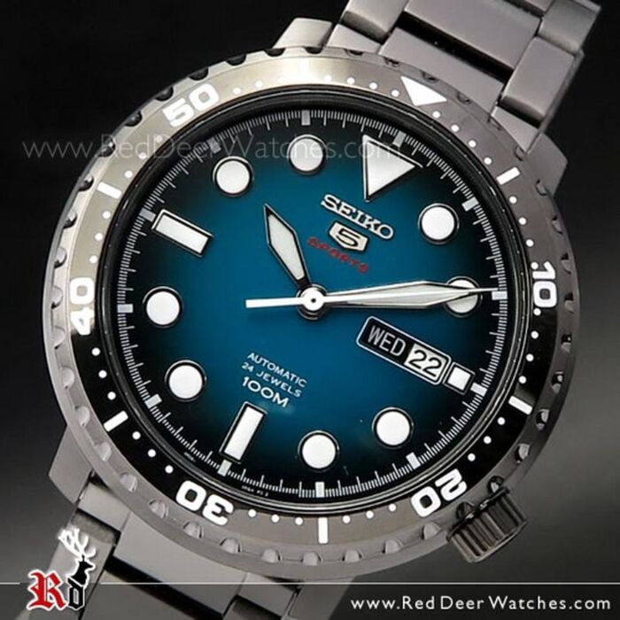 BUY Seiko 5 Automatic Turquoise Dial Bottle Cap Mens Watch SRPC65K1 - Buy  Watches Online | SEIKO Red Deer Watches