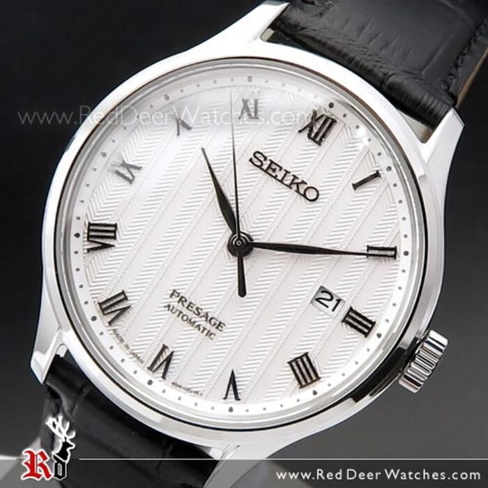 Seiko Presage Automatic Leather Strap Mens Watch SRPC83J1, SRPC83 ...