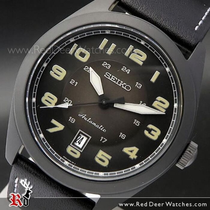 BUY Seiko Automatic Black Leather Mens Watch SRPC89K1, SRPC89 - Buy Watches  Online | SEIKO Red Deer Watches