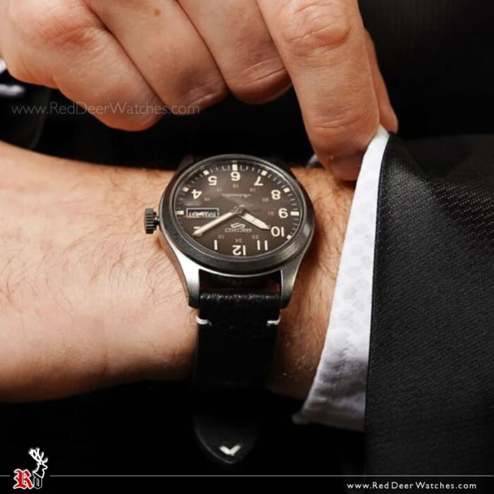 BUY Seiko 5 Sports All Black Leather Automatic Watch SRPG41K1