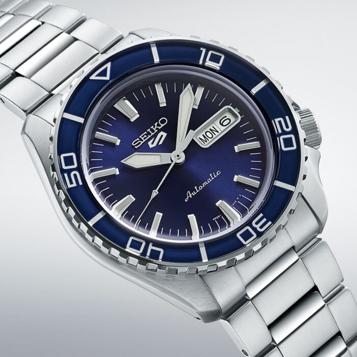 Seiko 5 Sports SKX Automatic Blue Dial Mens Watch SRPK97K1