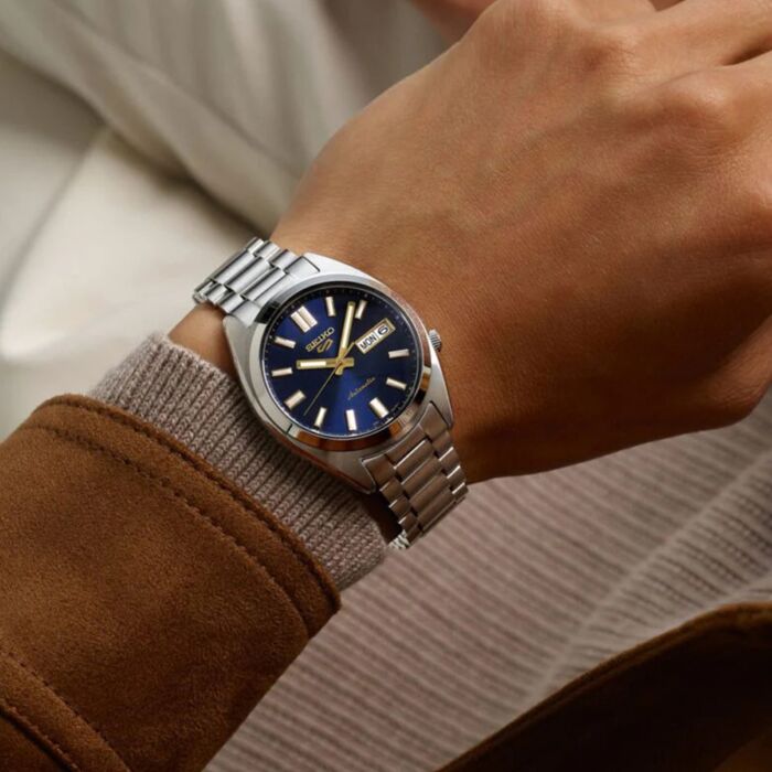 Seiko 5 Sports SNXS series Dark Blue 37.4 MM Automatic Watch SRPL55K1