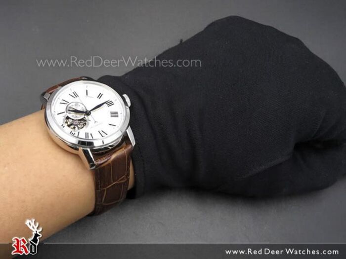 BUY Seiko Automatic White Dial Brown Leather Mens Watch SSA231K1 SSA231 Buy Watches Online SEIKO Red Deer Watches