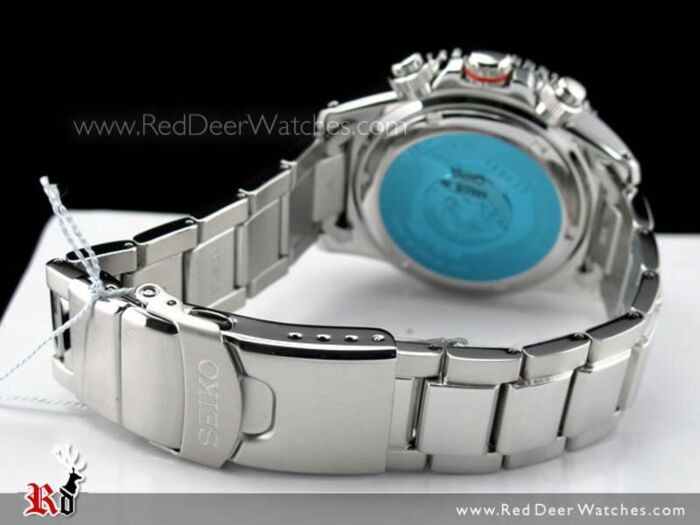 Seiko Solar Chronograph Screw Down Crown Divers Mens Watch SSC015P1 SSC015