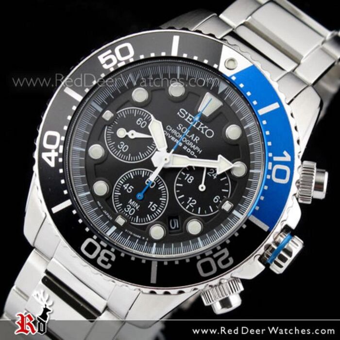 valg sandhed trængsler BUY Seiko Solar Chronograph Screw Down Crown Divers Mens Watch SSC017P1  SSC017 - Buy Watches Online | SEIKO Red Deer Watches