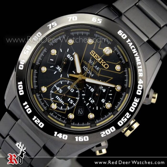 BUY Seiko Criteria Solar Chronograph Limited Edition Mens Watch SSC129P1,  SSC129 - Buy Watches Online | SEIKO Red Deer Watches