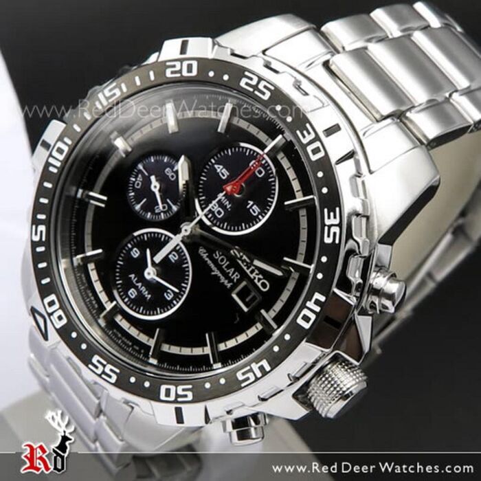 BUY Seiko Solar Alarm Chronograph Mens Watch SSC299P1, SSC299