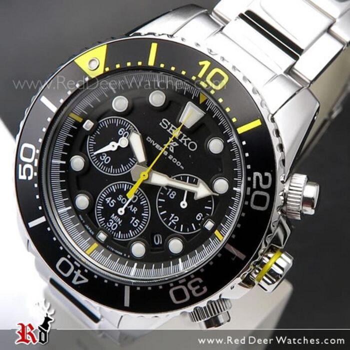 Seiko Prospex Solar Chronograph 200M Diver Watch SSC613P1, SSC613