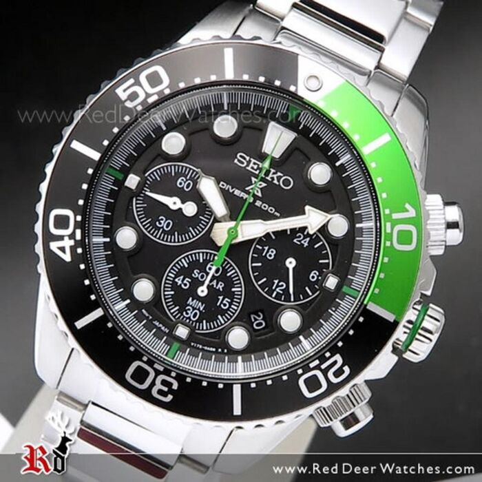 Seiko Prospex Chronograph 200M Diver Watch SSC615P1, SSC615 RedDeerWatches.com