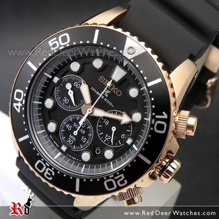 Seiko Prospex Solar Chronograph 200M Diver Watch SSC618P1