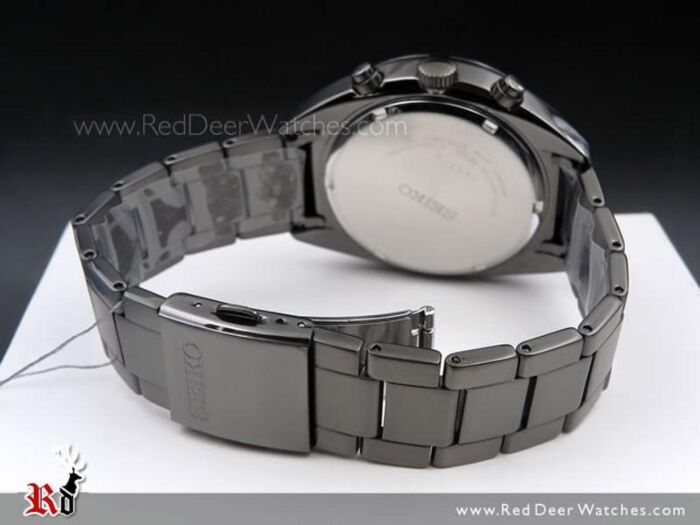 Seiko Solar Chronograph Tachymeter All Black Mens Watch SSC623P1 SSC623 RedDeerWatches