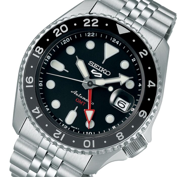 Seiko black automatic diver men's watch sales