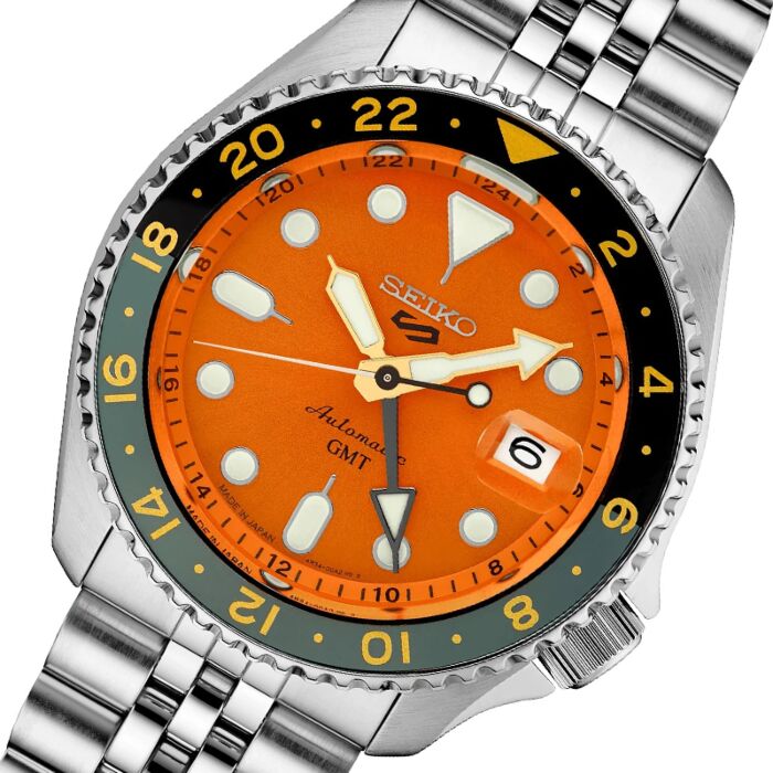 Buy Seiko 5 Sports 'Mikan Orange' GMT SKX Re-Interpretation Men's