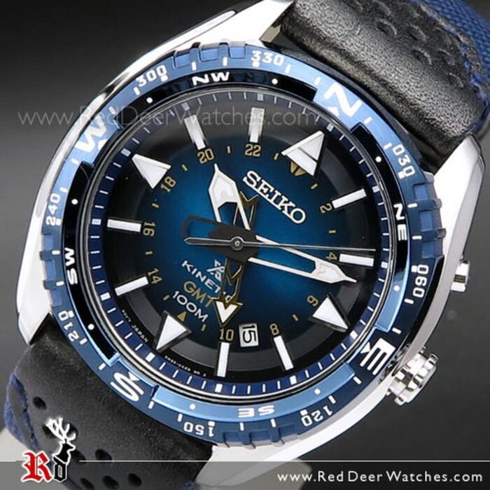 BUY Seiko Kinetic GMT Blue Dial Sport Watch SUN059P1, SUN059 - Buy Watches  Online | SEIKO Red Deer Watches