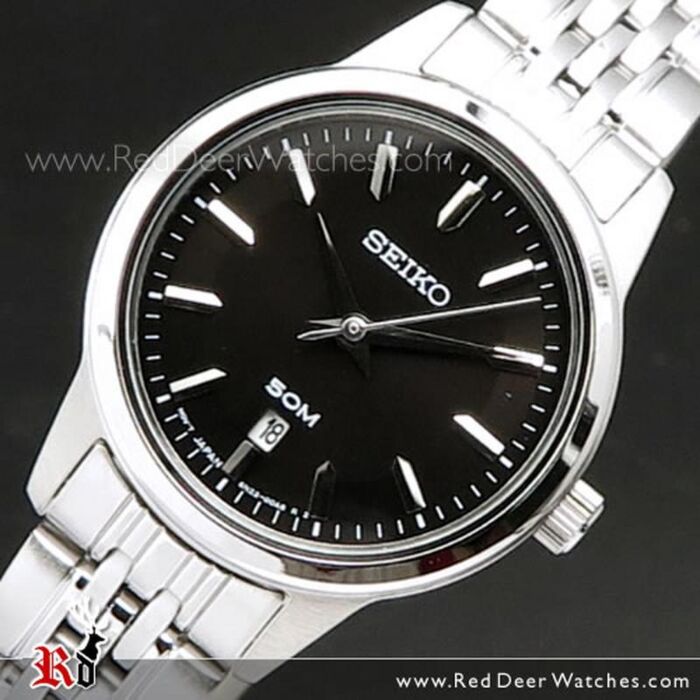 BUY Seiko Quartz 50M Black Dial Ladies Watch SUR895P1, SUR895 - Buy Watches  Online | SEIKO Red Deer Watches