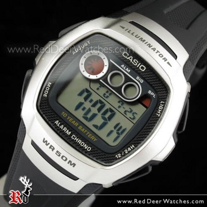 BUY Casio Alarm 50M 10 Year battery Digital Watch W-210-1AV, W210 - Buy Watches Online | CASIO Red Watches
