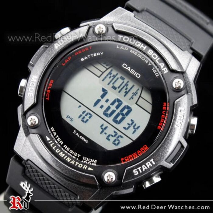hårdtarbejdende kompromis Missionær BUY Casio Tough Solar World Time Alarm Watch W-S200H-1BV WS200H - Buy  Watches Online | CASIO Red Deer Watches