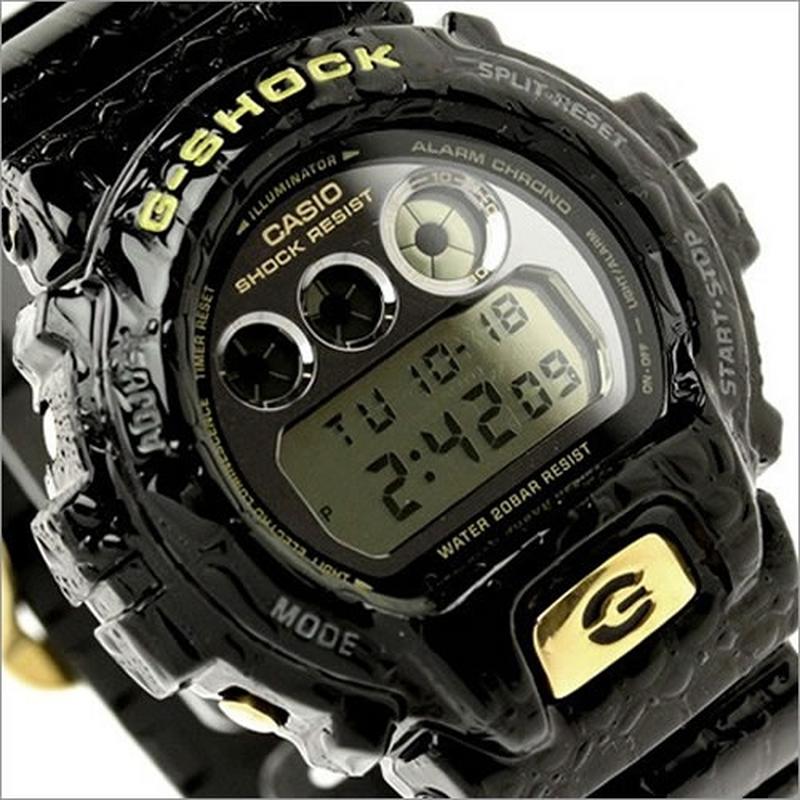 Casio G-SHOCK Crocodile Skin Look 200M Sport Watches DW-6900CR-1, DW6900CR