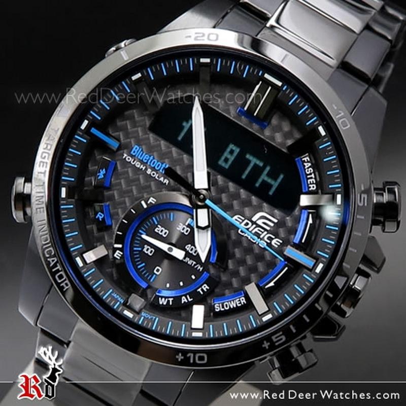 Casio Edifice Bluetooth Solar Mobile Link Watch Ecb 800dc 1a Ecb800dc Reddeerwatches Com