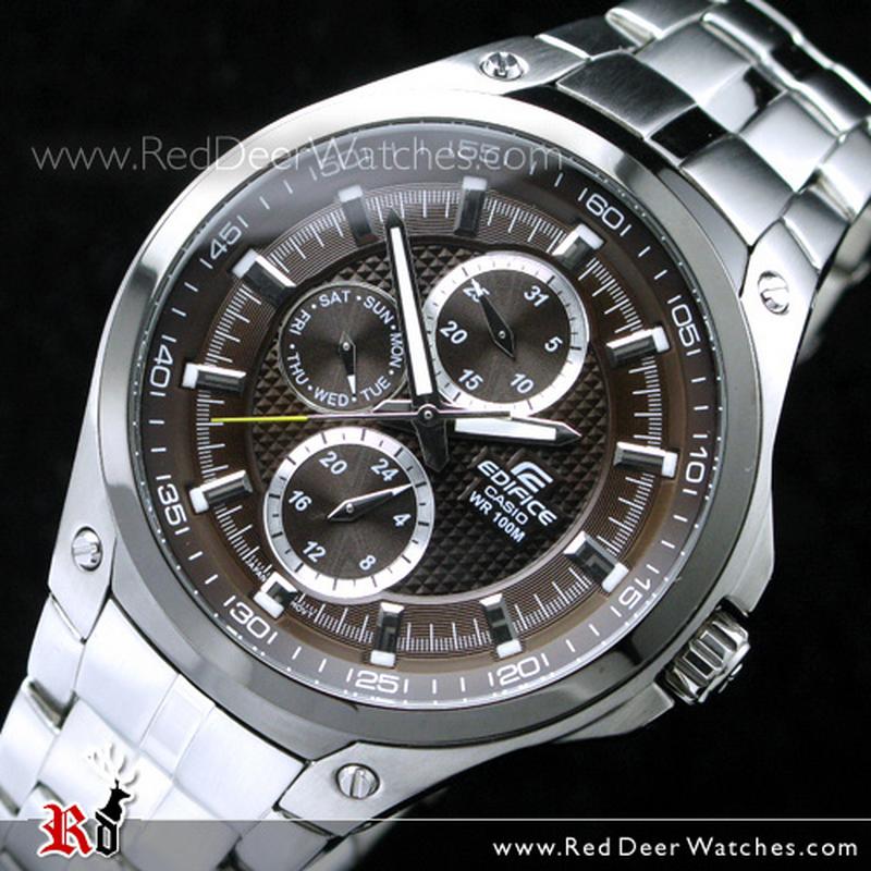 BUY Casio Edifice Black IP bezel Mens Watch EF326D EF-326D-5AV - Buy  Watches Online | CASIO Red Deer Watches