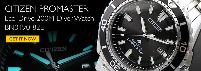 Citizen Promaster Eco-Drive 200M Diver Watch BN0190-82E